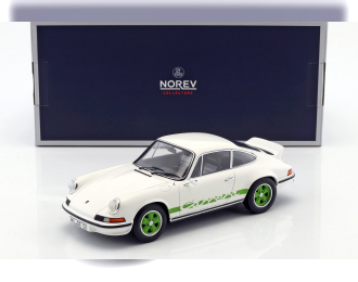 PORSCHE 911 RS (1973 ), white / green deco