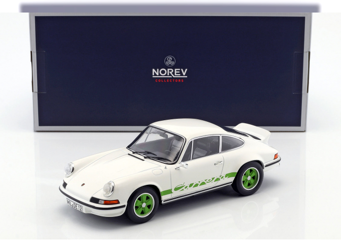 PORSCHE 911 RS (1973 ), white / green deco