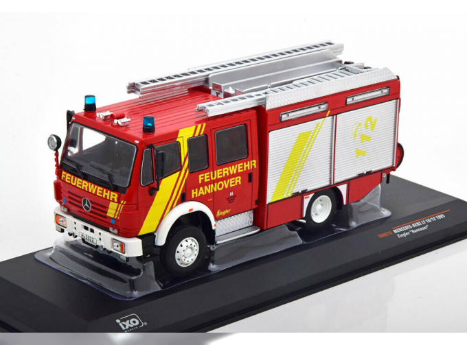 MERCEDES-BENZ LF16/12 ZIEGLER Feuerwehr Hannover (1995), red