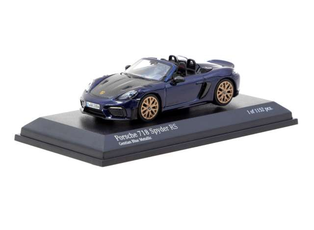 Porsche 718 Spyder RS, gentian blue metallic