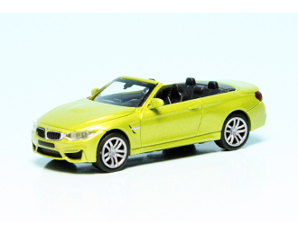 BMW M4 Cabrio (2015), yellow metallic