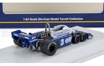 TYRRELL F1 P34 Elf 6 Wheeler №3 Season (1977) Ronnie Peterson, Blue White