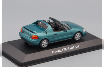 HONDA CR-X del Sol (1992), green metallic