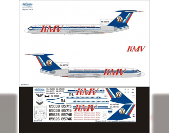 Декаль для Ту-154М KMV (Кавказские Минеральные Воды)
