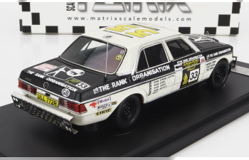 MERCEDES-BENZ E-class 280e N33 Winner Rally London - Sidney Marathon (1977) A.Cowan - C.Malkin - M.Broad, White Black