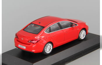 OPEL Astra 4-door (2012), red