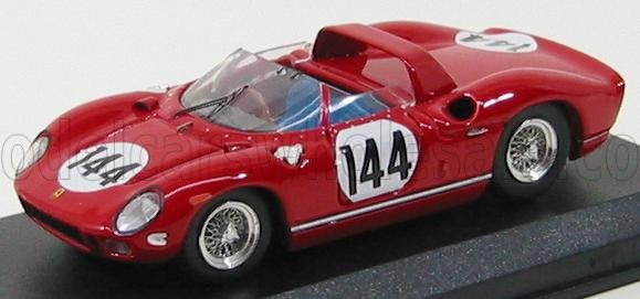 FERRARI 275p №144 Winner Nurburgring (1964) Vaccarella - Scarfiotti, Red
