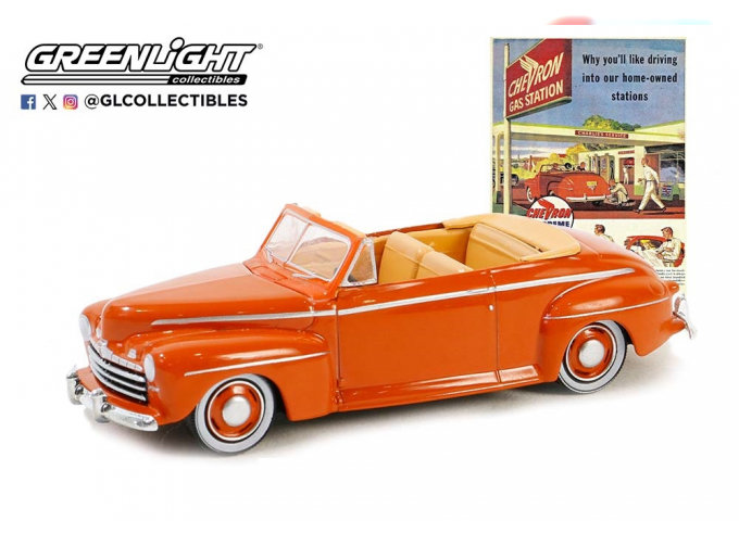 FORD Super Deluxe Convertible "Chevron Supreme" (1946), Orange