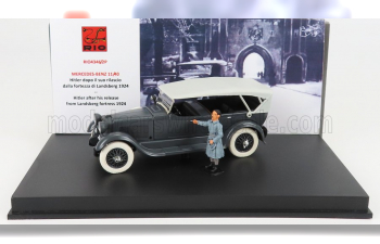 MERCEDES-BENZ 11/40 Cabriolet Closed (1924) - With Hitler Figure After His Release From Landsberg Fortress, Black