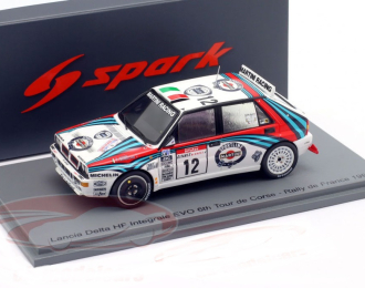 LANCIA Delta HF Integrale №12 6th Rallye Tour de Corse Andrea Aghini, Sauro Farnocchia (1992)