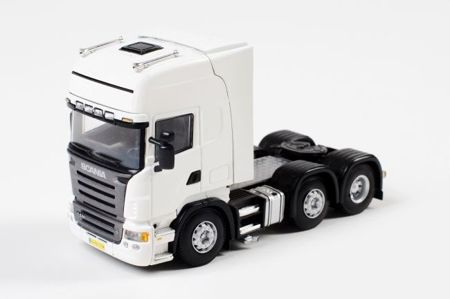SCANIA R Topline 6x2, White Line 1:50, белый