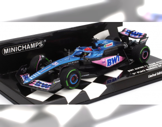 ALPINE F1 A523 Team Bwt Alpine №31 3rd Monaco Gp (2023) Esteban Ocon, Blue Pink