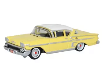 CHEVROLET Impala Sport Coupe (1958), light yellow/white