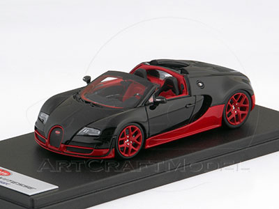 BUGATTI Veyron 16.4 Gran Sport Vitesse Geneva MotorShow, black/red