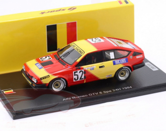 ALFA ROMEO Alfetta GTV6 №52 24h Spa Marco Micangeli, Emilio Zapico, Sala (1984)
