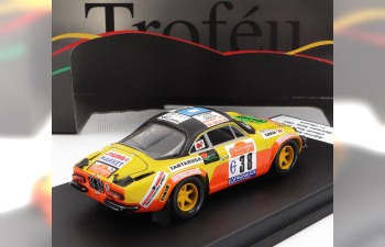 RENAULT Alpine A110 №38 Rally Sanremo (1981) C.Rey - Struyf, Yellow Black Orange