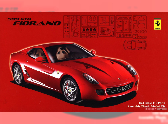 Сборная модель FERRARI 599