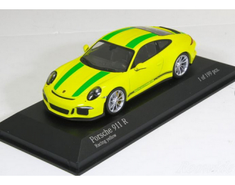 PORSCHE 911 (991) R (2016), yellow