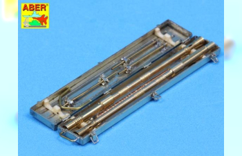 Металлический ствол для Set of 2 German 2cm L/65 gun barrel for Flak 38 with storage box