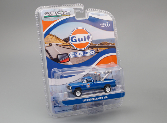 DODGE Ram D-350 эвакуатор "Gulf Oil" (1993), Blue