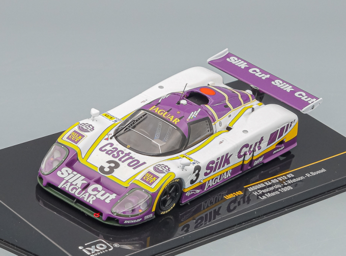 JAGUAR XJR9 SILK CUT 3 H.Pescarolo-J.Watson-R.Boesel Le Mans 1988 (same deco as LM1988), white / puple