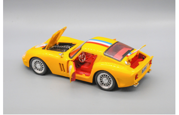FERRARI  250 GTO 1962, жёлтый, 21 см.