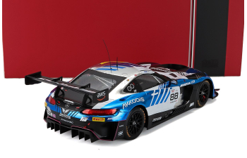 MERCEDES-BENZ Amg Gt3 Evo Team Akkodis Asp №88 Champion Gtwc Season (2023) Raffaele Marciello - Timur Boguslavskiy - Jules Gounon, Blue White Black
