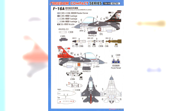 Сборная модель ROCAF F-16A/B Block 20 Special edition