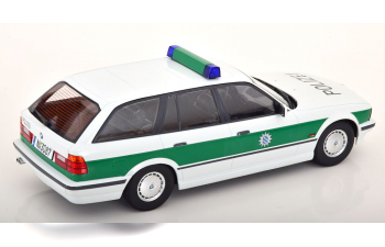 BMW 5-series Touring (e34) Sw Station Wagon Polizei (1996), White Green