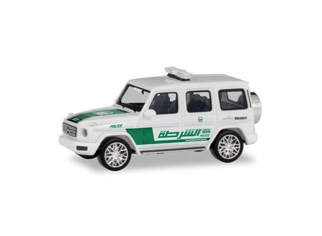 MERCEDES-BENZ G Police Dubai, white / green