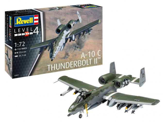 Сборная модель Fairchild A-10A/C Thunderbolt II