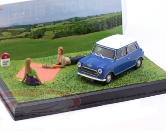 AUSTIN Mini Cooper, blue / white