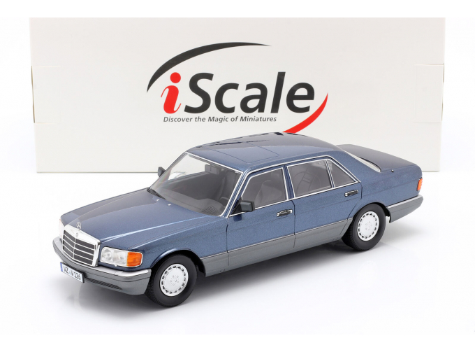 Mercedes-Benz 560 SEL W126 1985 синий металлик