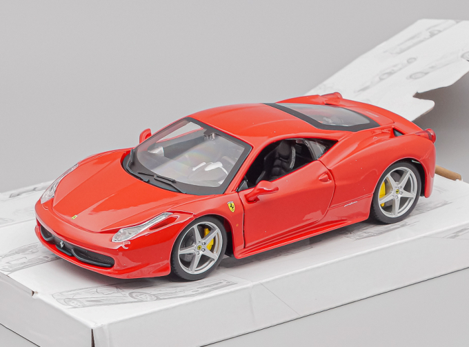 FERRARI 458 Italia 8c (2009), red