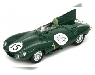 JAGUAR D-type 3.4l S6 Spider Team Jaguar Cars Ltd №15 24h Le Mans (1954) Peter Whitehead - Ken Wharton, Green