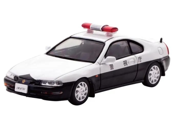 HONDA Prelude (BB4) Police Car Tokyo MPD, white / black
