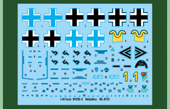 Сборная модель Самолет Bf109G-6