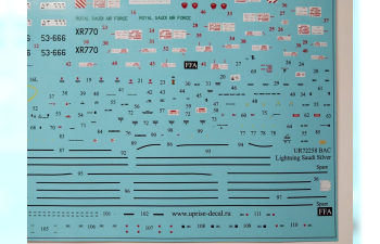 Декаль для BAC Lighting F.Mk.53 Saudi Silver