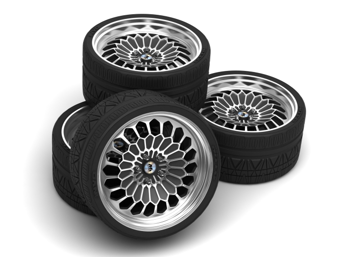 Набор дисков MTechnica Turbo Rallye 18 дюймов (с покрышками)