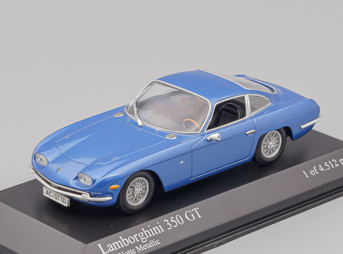 LAMBORGHINI 350 GT, blue metallic