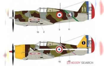 Сборная модель Curtiss Hawk H-75C-1