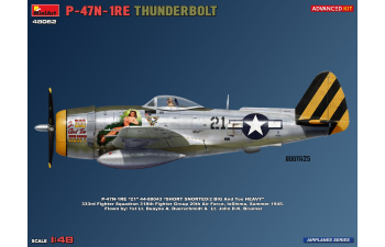 Сборная модель DRAGON WINGS P-47n-1re Thunderbolt Airplane Military 1942