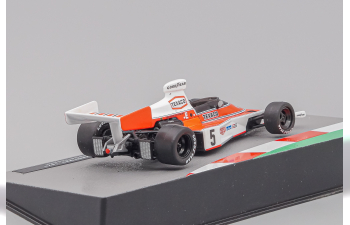 McLAREN F1 M23 Ford N 5 World Champion Season (1974) Emerson Fittipaldi, red / white