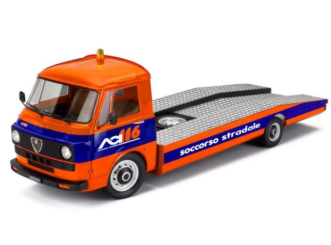 ALFA ROMEO A12 (F12) Carro Attrezzi Aci Soccorso Stradale эвакуатор (1977), оранжевый