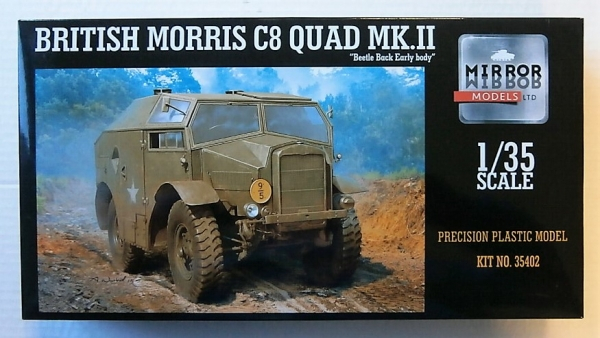 Сборная модель British Morris C8 Quad Mk.II "Beatle back" body Early