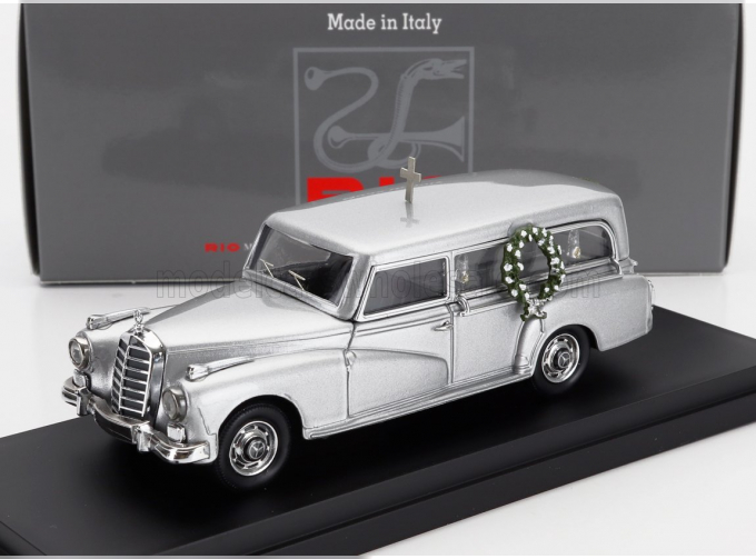 MERCEDES-BENZ 300d Hearse - Carro Funebre - Funeral Car (1960), silver