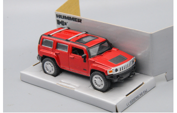 HUMMER H3, red