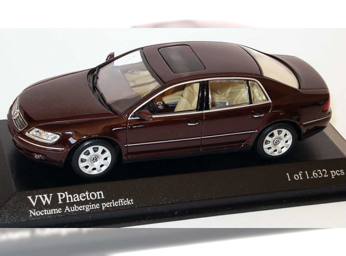 VOLKSWAGEN Phaeton (2002), aubergine metallic