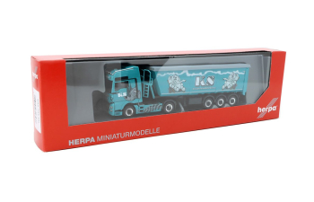 MAN TGX XXL sklápěč KS Containerdienst, blue