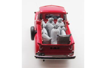 GMC Серии 100 5ти оконный пикап для фермерских хозайств  (1951), красный